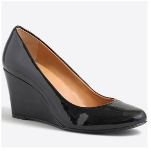Black wedges by J. Crew